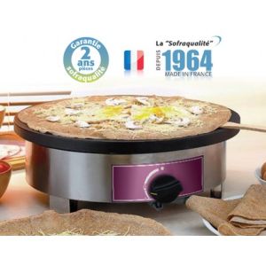 Crêpière gaz à haut rendement - 400 mm SOFRACA 400FGT