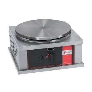 Crêpière gaz carrée professionnelle à usage intensif - Version simple - Diamètre 40 cm – SOFRACA CR1CG40