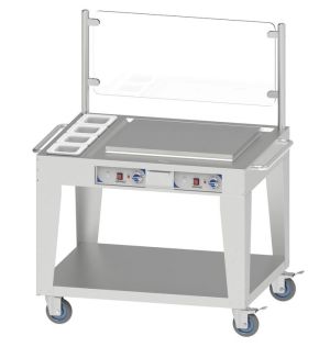 Stand ambulant à plaque à snacker CASSELIN CSAPAS 