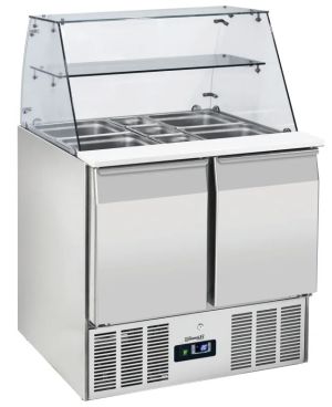 SALADETTE VITRÉE 2 PORTES GN 1/1 CASSELIN CSAV2P