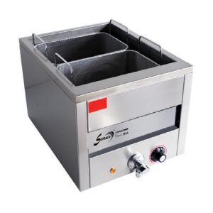 Cuiseur à pâtes + 2 paniers large - Cuve de 15 litres  Sofraca 21202P02