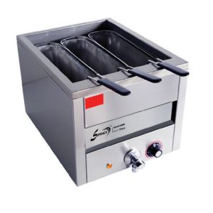 Cuiseur à pâtes - 3 paniers profonds - Cuve de 15 litres Sofraca 21202P03