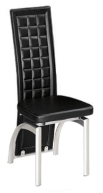  Lot de 6 chaises adam noir Eurodesign DC1153N