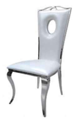  Lot de 4 chaises royal blanc Eurodesign DC15B