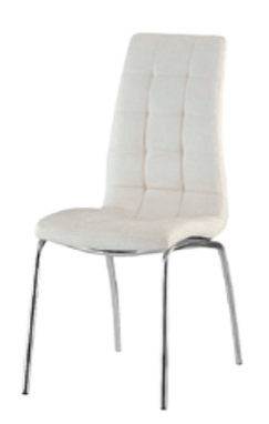  Lot de 6 chaises emma blanc Eurodesign DC216B