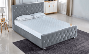 Lit double prestige gris 160x200 Eurodesign 718G160