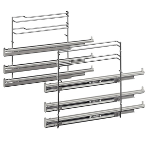 Rail télescopique 3 niveaux à sortie totale de four Bosch HEZ638370