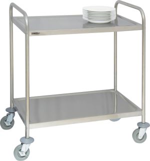 Chariot en inox 2 plateaux CASSELIN CCI2