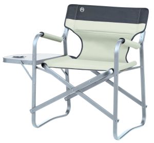 Fauteuil pliant Deck Chair Kaki avec tablette COLEMAN - 204066