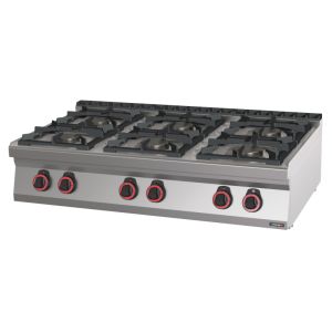 Fourneau gaz à poser 6 feux 120 Casselin C7FOG6F120