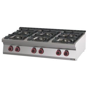 Fourneau gaz à poser 6 feux HP 120 Casselin C7FOG6FHP120