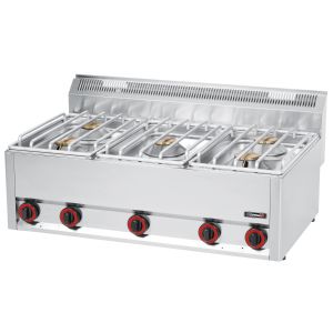 Fourneau gaz à poser 5 feux L 99 CASSELIN C6FOG5FL99