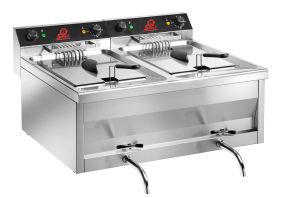 Friteuse de table 2 x 12 litres - 400V SOFRACA 92214