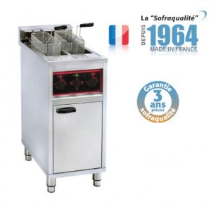 Friteuse électrique sur coffre - 2 x 10 litres SOFRACA 92224C