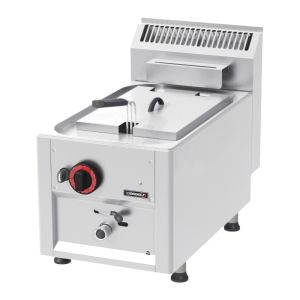 Friteuse gaz à poser avec vanne de vidange 8 litres 33 Casselin C6FGV833