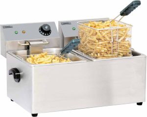 Friteuse électrique 2 x 8 litres CASSELIN CFE82