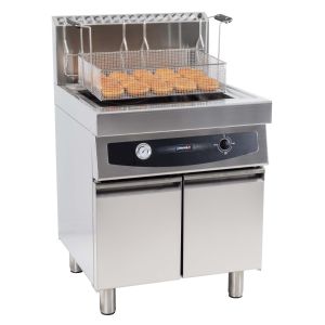 Friteuse à beignets gaz avec soubassement 35L CASSELIN CFBG35S