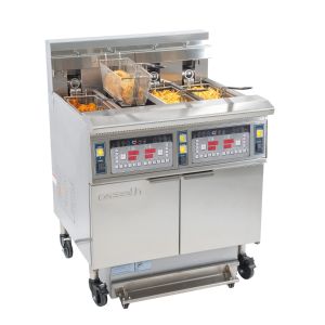 Friteuse électrique avec filtration 4 x 12 litres 17+17kW CASSELIN CFPF124