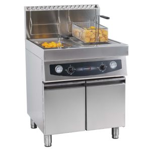 Friteuse gaz avec soubassement 2 x 17L CASSELIN CFG172S