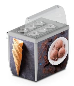 Vitrine à crèmes glacées IARP GLOBO RETRO 330