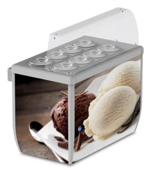 Vitrine à crèmes glacées IARP GLOBO RETRO 440