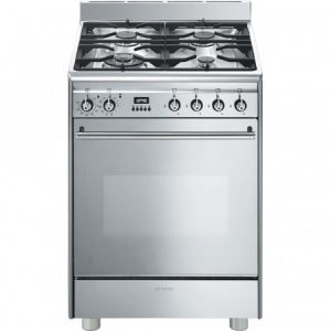 Cuisinière 60cm Gaz Inox SMEG GP61X9(F) 
