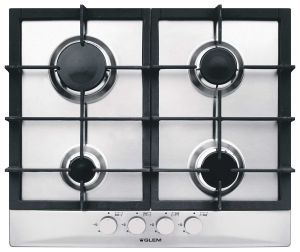 Table de cuisson gaz Glem GT64HIX
