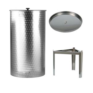 Cuve Inox 300 litres + Couvercle Joint Paraffine + Pied NESPRESS TONKC3CP