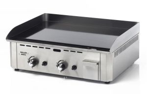 Plancha gaz pro inox 60cm 2 feux NESPRESS RECPGP60