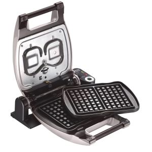 Gaufrier Electrique 2 Gaufres Tompress Plaques Antiadhésives