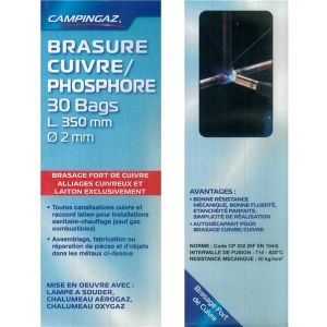 3 Lots de 30 Baguettes Brasure CU/PH D2 35 CM Campingaz - 2000026172
