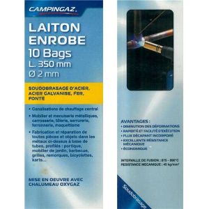 3 Lots de 10 baguettes de Laiton Enrobé Campingaz - 2000010074