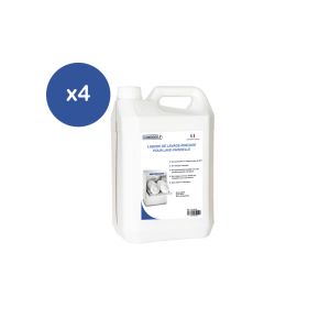 Lot de 4 - Liquide de lavage-rinçage pour lave-vaisselle 5 L Casselin CL4LLRLVA5L