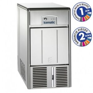 Machine à glaçons creux 21 kg Icematic condenseur air E21IXNANO
