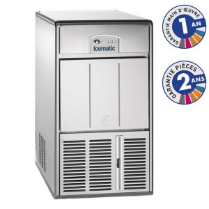 Machine à glaçons creux 25 kg condenseur eau ICEMATIC E25WIX