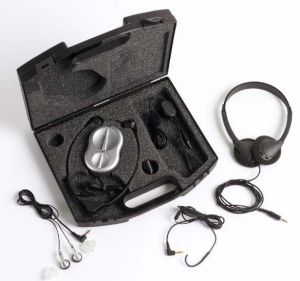 Malette avec amplificateur d'écoute et accessoires CRESCENDO 50 AUDIOROPA A-4202-1