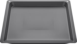Lèchefrite anthracite émaillé pour four, 38 x 455 x 375 mm, BOSCH HEZ632070