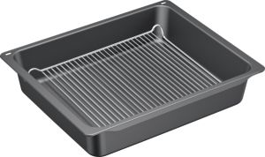  Lèchefrite professionnelle avec grille pour four, 81 x 455 x 375 mm, BOSCH HEZ633070