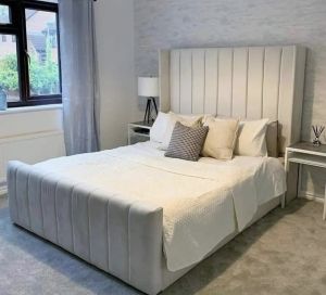 CADRE DE LIT TOKYO BEIGE 140 EURODESIGN TOKYOBE140