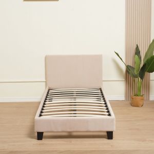 LIT MELBOURNE VELOURS BEIGE 90x190CM EURODESIGN 712VBE90