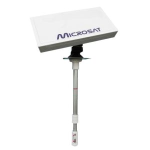 Antenne Satellite SelfSat Plane avec Mât Manuel et Réglable du Skew de l’Intérieur Mictrosat MOBILE TV MSAT340 CAMP38