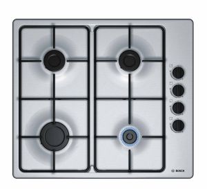 Table de cuisson gaz inox 60cm Bosch PBP6B5B80