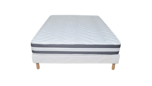 MATELAS PERLE Confort Plus 140x190x20 GRIS PC14020