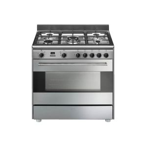 Centre De Cuisson 90 cm Gaz Inox SMEG Classica BG91PX2