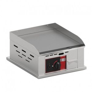 Plaque lisse à snacker gaz en acier décarburé SOFRACA PSG400A