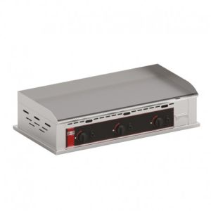 Plaque lisse à snacker gaz en acier décarburé SOFRACA PSG900A