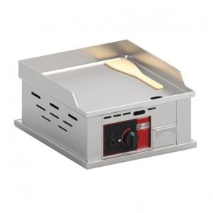 Plaque lisse à snacker électrique en inox SOFRACA PSG400I