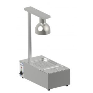 Poste de découpe chauffant avec bain marie CASSELIN CPDCBMFR