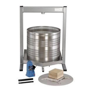 Pressoir à fruit hydraulique en inox NESPRESS 50L prhvar20