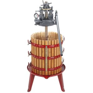 Pressoir hydraulique manuel à vis centrale 447 litres-PRHYD080